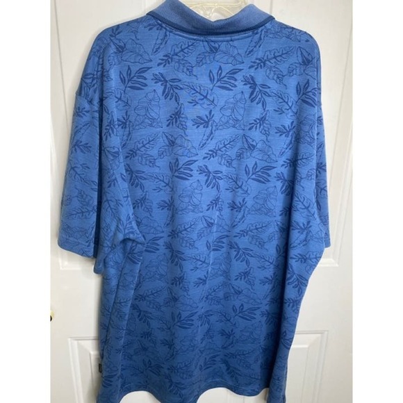 Cabela's Men's Polo Print Shirt Size Large Blue Modal - Picture 2 of 4